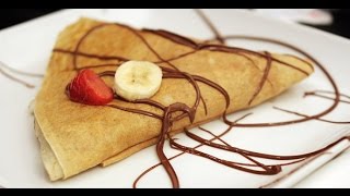 COMO HACER CREPES PASO A PASO  RECETA FÁCIL Y RICA❤ [upl. by Yelrahc799]