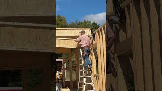 Installing floor joists [upl. by Helaine205]