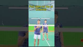 quotBadminton Service Return Tips Full Stance Guide Inside 🏸badminton badmintonlovers bwf sports [upl. by Breeze446]