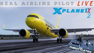 Real Airbus Captain  toliss a320 NEO  xplane12  How Good is it [upl. by Fawna]