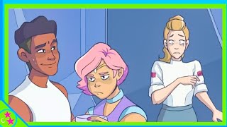 Adora REALIZES Her FEELINGS for Catra  She Ra Comics Dub CatradoraComedy [upl. by Ilam929]