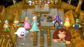 Super Mario Party Partner Party 2140 Tantalizing Tower Toys Boo amp Donkey Kong vs Goomba amp Shy Guy [upl. by Windy251]