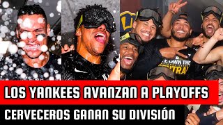 LOS YANKEES CALLANDO BOCAS AVANZAN A PLAYOFFS  CERVECEROS GANAN SU DIVISIÓN [upl. by Niloc524]