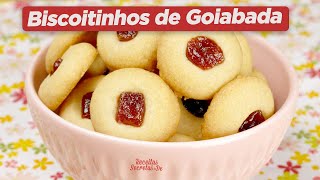 Como fazer Biscoitinho Amanteigado de Goiabada [upl. by Freudberg]