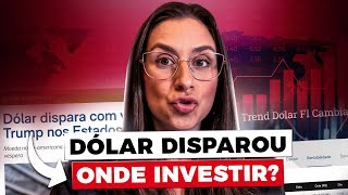 DÓLAR DISPARANDO 2 investimentos simples e baratos para se expor ao dólar sem sair do Brasil [upl. by Enej]