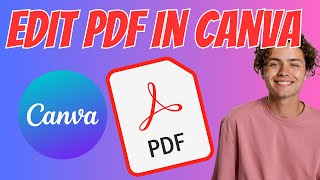 How to Edit PDF File in Canva [upl. by Reynold738]