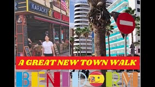 BENIDORM INFO WALK☀️🇪🇸Hotels Venus Helios amp Presidente Jokers Red LionGold Dollar🇬🇧🌴🏨benidorm [upl. by Vincenz184]