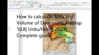 Mastering Dam Analysis in ArcGIS Calculating Volume and Area Like a Pro gis howto volume area [upl. by Adnalay]