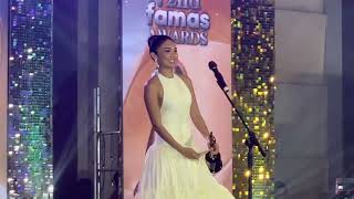 Famas 2024 Best Actress Kathryn Bernardo’s speech kathrynbernardo [upl. by Ellednahs]