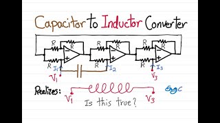 Capacitance to Inductance converter using circulator Amplifier [upl. by Retse938]