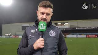 Stephen McPhail l Post Match Interview v Dundalk l 27 October 2024 [upl. by Dorelia69]