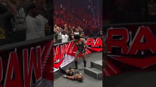 Rhea Ripley’s Brutal Steel Steps Assault and Finisher  WWE 2K24 No DQ Match wwe shorts [upl. by Atteyram962]