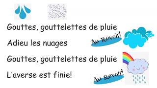 Gouttes gouttelettes de pluie [upl. by Ayidah]