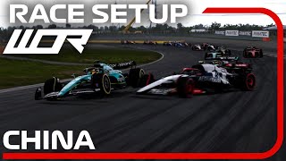 WOR F1 23 CHINA  Qualify Lap  RACE Setup 💪 [upl. by Sender]