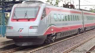 ETR 485 Frecciargento in transito  stazione di CalderaraBargellino [upl. by Lucie]