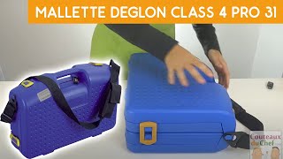 Présentation de la mallette deglon class 4 PRO 31 ustensiles  Couteauxduchef [upl. by Hsivat]