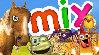 Kids Songs amp Nursery Rhymes Mix Songs in the Farm [upl. by Anaiviv]