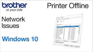 Fix Brother printer offline 3 methods [upl. by Atnohs973]