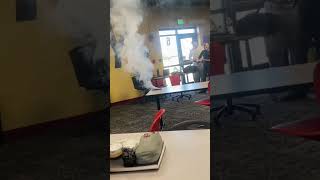 Nah our school is crazy Bros phone exploded taylor school phone explosion lithiumbattery [upl. by Bittner]