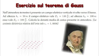 Esercizio sul teorema di Gauss  E0014 dal sito quotMaledettaFisicaquot [upl. by Emeline]