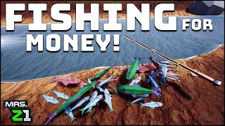 Fishing  MONEY  Getting Water Set Up  Hydroneer Episode 2  Mrs Z1 [upl. by Enaelem]