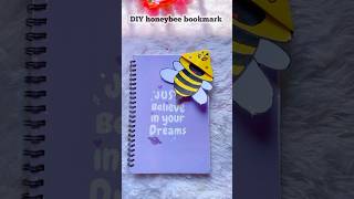 Handmade honeybee bookmark for kids satisfying shorts kids viralsong [upl. by Eiznekcm543]