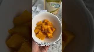 🥭CREPES RELLENOS DE MANGO🫰🏻 receta recetasfitness shorts mango cocinafit [upl. by Karb]