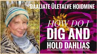 HOW DO I DIG AND HOLD DAHLIAS DAALIATE ÜLETALVE HOIDMINE [upl. by Meris]