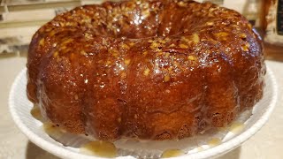 How to make THE BEST Caribbean Rum Cake w Butter Rum Glaze [upl. by Atnoved]