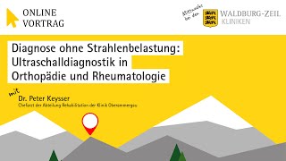 Ultraschalldiagnostik in Orthopädie und Rheumatologie [upl. by Otrevire776]