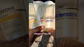 1st time using Ozone DTan Facial Kit 💕My honest review💕 bengali skincare productreview ytshorts [upl. by Alva]