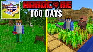 I SURVIVED 100 DAYS in Craft World Master Block Game 3D Part 1 [upl. by Anirbes]