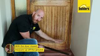 How To Door Draft Seal Your Door [upl. by Tori]