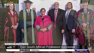 2024 LaskerBloomberg Public Service Award I Two South African researchers honoured [upl. by Todd]