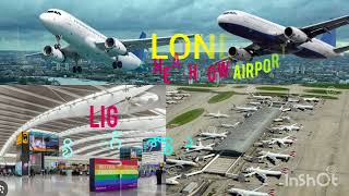 FLIGHTS LANDINGS IN HEATHROW AIRPORT LONDON [upl. by Simonsen]