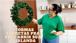 COMO MONTAR GUIRLANDA DE NATAL CORRETAMENTE 3 DICAS DE COMO MONTAR GUIRLANDA [upl. by Einnahc540]