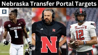 Nebraska Football Top Transfer Portal Targets  Nebraska Cornhuskers Football [upl. by Noyr]