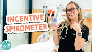 How to Use an Incentive Spirometer » Nursing School Help [upl. by Nuahsyd]