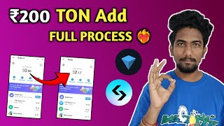 How To Add 200rs TON in Tonkeeper Bitget Wallet Telugu  Sudhakar Taddi [upl. by Ellon]