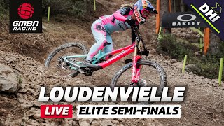 Loudenvielle Elite Downhill SemiFinals  LIVE DHI Racing [upl. by Nikita]