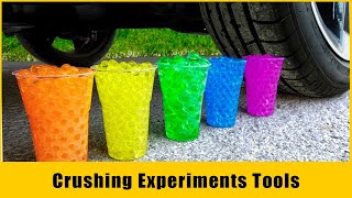 Crushing Crunchy amp Soft Things by Car EXPERIMENT CAR vs GIANT ORBEEZ WATER BALLOON [upl. by Novahc709]