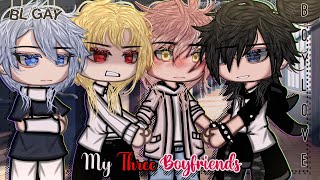 My 3 Boyfriends  BL  Gay Love  Gacha Life  GLMM  Gacha Life Mini Movie [upl. by Pappas]