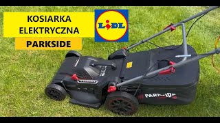 KOSIARKA ELEKTRYCZNA Parkside z LIDL  krok po kroku jak złożyć  TEST [upl. by Bazil414]