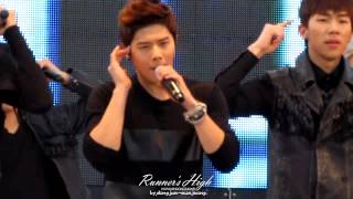 Fancam 121117 ZEA Dongjun  Mazeltov A walk with the Stars [upl. by Gottlieb184]