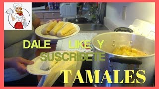 como hacer tamales de queso con rajasreceta facil [upl. by Noirad]