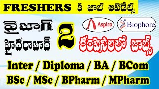 VIZAG amp HYDERABAD PHARMA JOBS FOR FRESHERS amp Exp  VIZAG JOBS  HYDERABAD JOBS  CV Job Portal [upl. by Ylirama784]