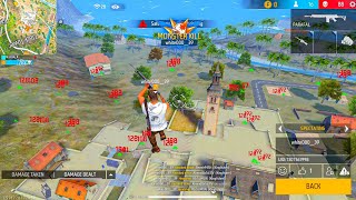 Fly Hacker in My Game  Solo Vs Squad Full Gameplay  Must Watch Garena Free Fire [upl. by Mullen]