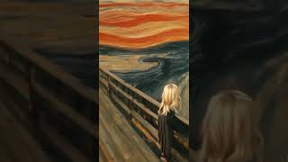 The Scream by Edvard Munch  AI Animation [upl. by Murdoch]