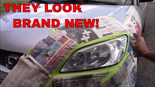 THE BEST HEADLIGHT RESTORATION [upl. by Einafets]