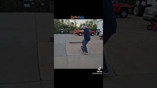 This took me like 100 tries but I finally landed it DyNoNuGz Skate ManualTricks log Olliewood [upl. by Eillo]